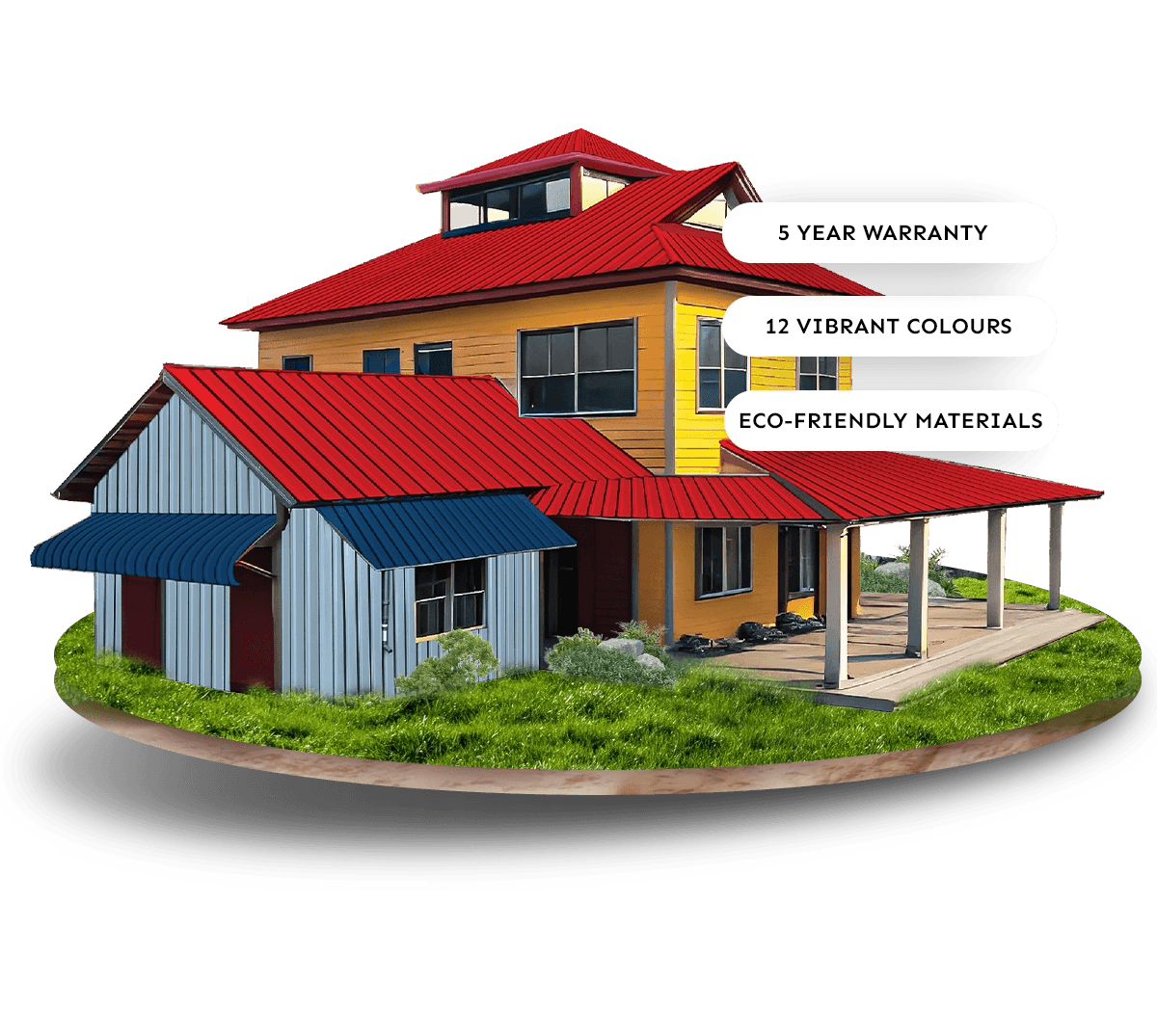 Colour-Coated Metal Roofing Sheets